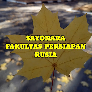 Sayonara Fakultas Persiapan Rusia