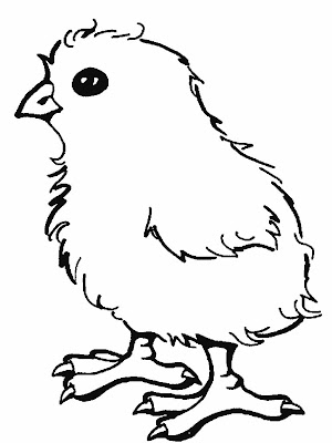 coloring pages for easter chicks. I love this little chick!