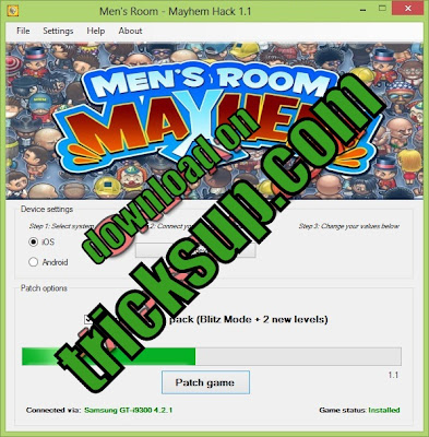 Mens Room Mayhem Hack 1.1 unlock extras pack FREE 2013 new version iOS/Android versions!