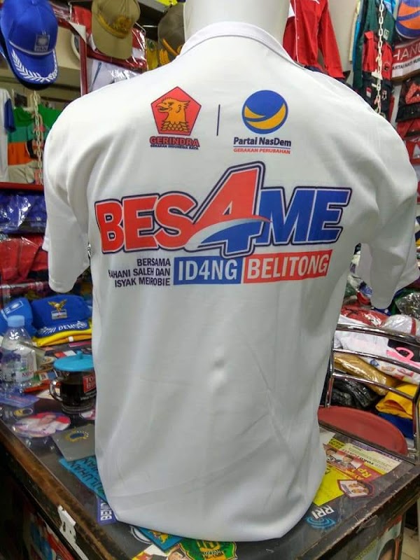 KAOS MURAH BAHAN HYGET PILKADA 2020