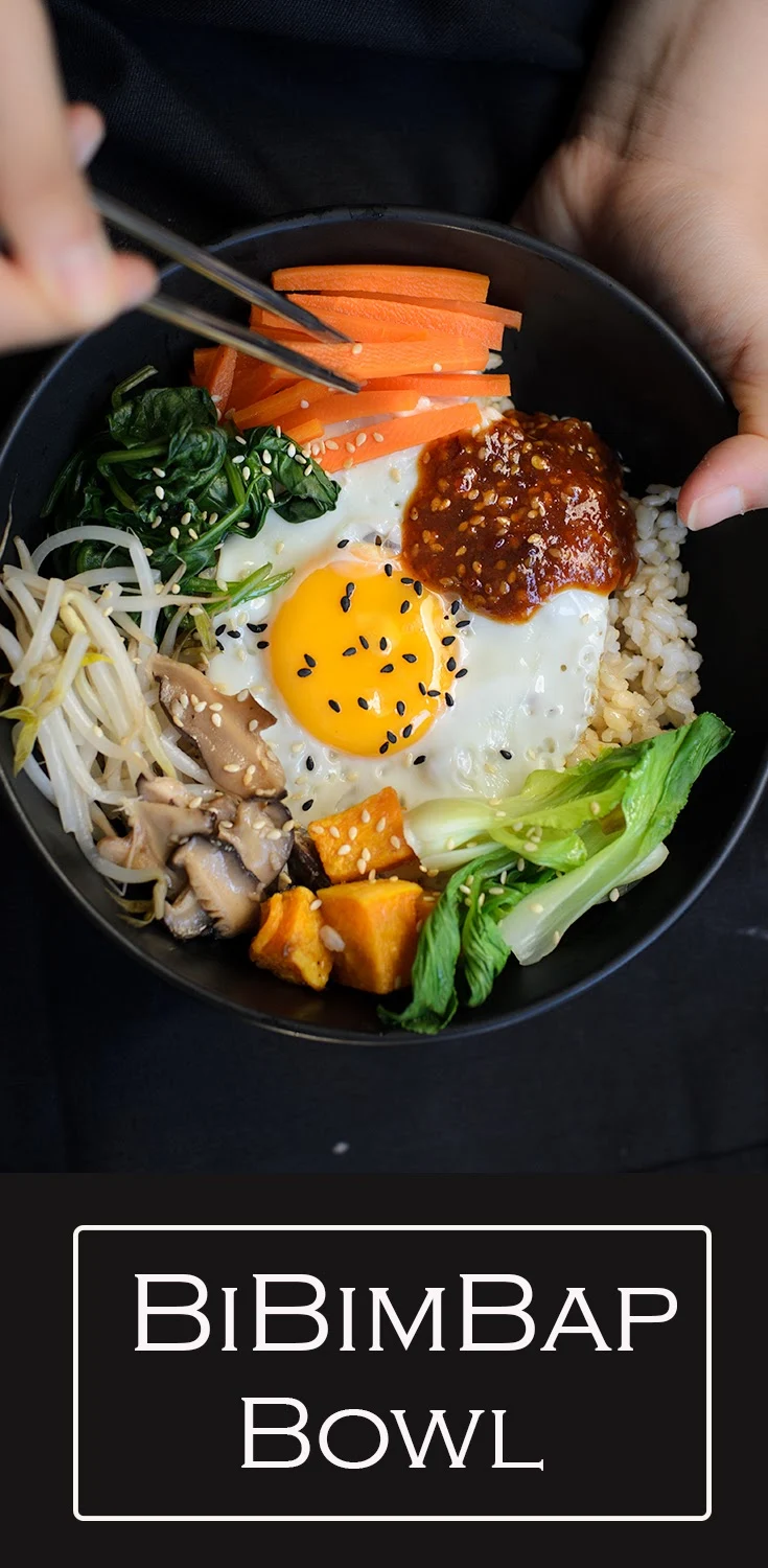 healthy korean bibimbap