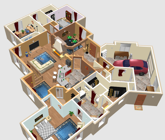 .Sweet Home Design 3D : 5 Aplikasi Design Rumah PC Terbaik ~ Area TEKNIK SIPIL / Sweet home 3d is a free interior design application that can help you design and plan your house, office, workspace, garage, studio or almost any other building you can think of.