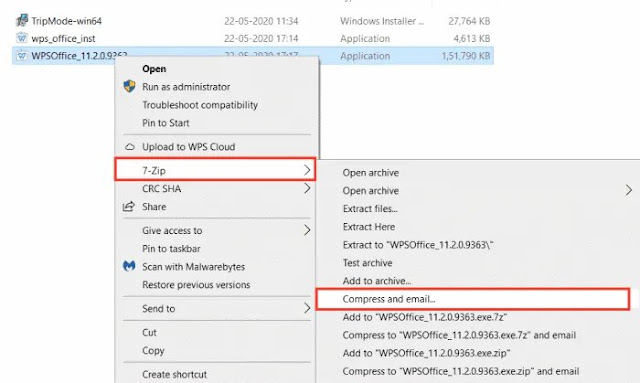 Mengirim File Email Dengan Split Arsip