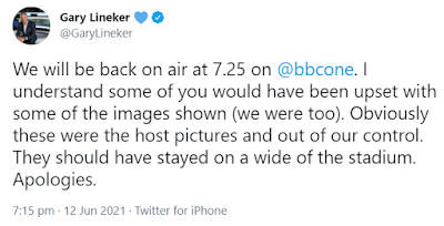 Gary Lineker Tweet About Christian Ericksen