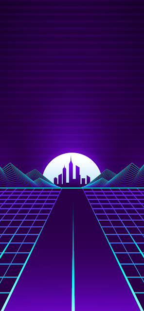 Cool outrun retro wave wallpaper hd for mobile phone