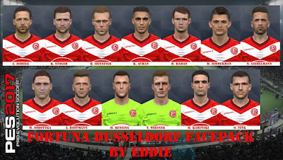 PES 2017 Facepack Fortuna Düsseldorf by Eddie Facemaker