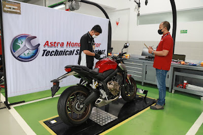Teknisi Honda siap berkompetisi di Honda Asia & Oceania Motorcycle Technician Skill Contest 2023.