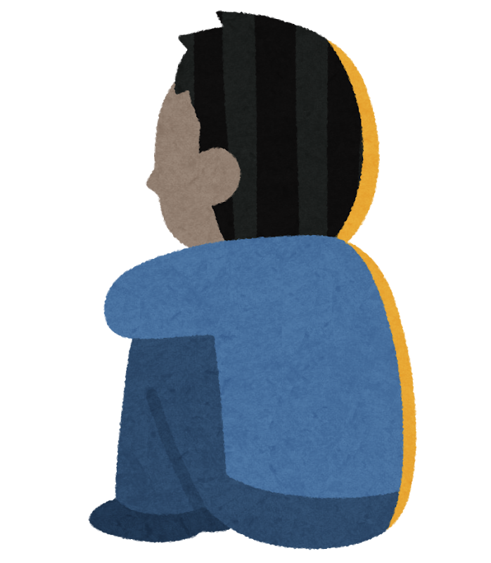 体育座りをする人の後ろ姿のイラスト 男性 かわいいフリー素材集 いらすとや 体育座りをする人の後ろ姿のイラスト 男性 かわいいフリー素材集 いらすとや