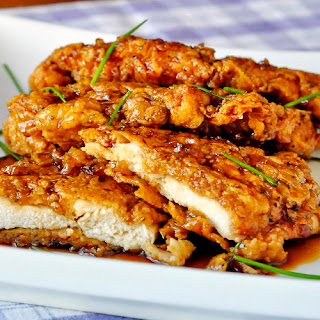 Double Crunch Honey Garlic Chicken Breasts