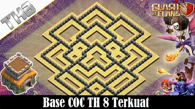 Base COC TH 8 Terkuat