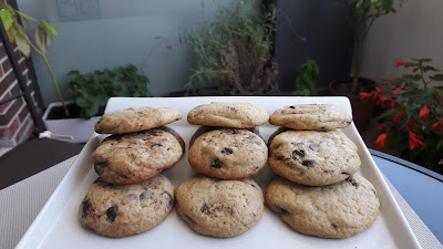 Galletas de chocolate rellenas de chocolate