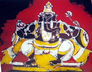 Ganesha Batik Paintings