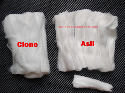 Perbedaan Kapas Cotton Bacon Asli dan Clone Version 2.0 by Wick & Vape