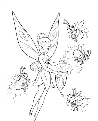 Tinkerbell Coloring Sheets on Tinkerbell Coloring Pages   Coloring