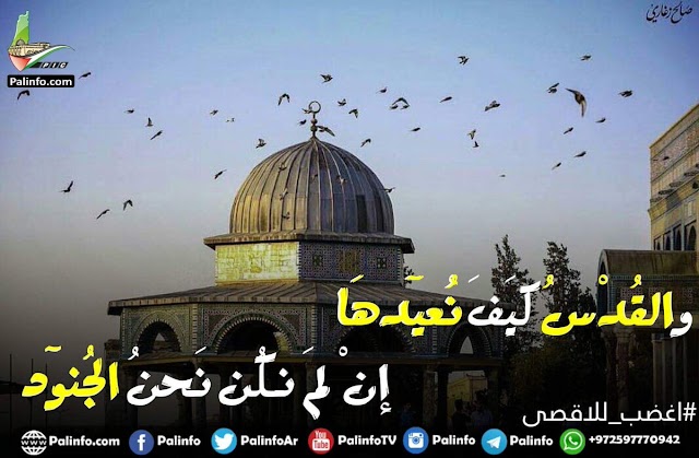 صور للتضامن مع القدس الاقصى المحاصر .. البوايات لأ 