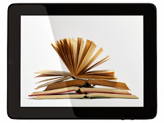 books and tablets reading