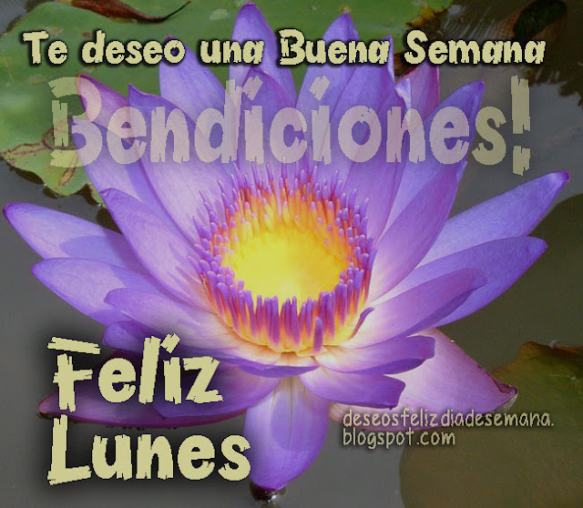 imagen con bendiciones de la semana