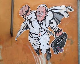 Pope as Superman