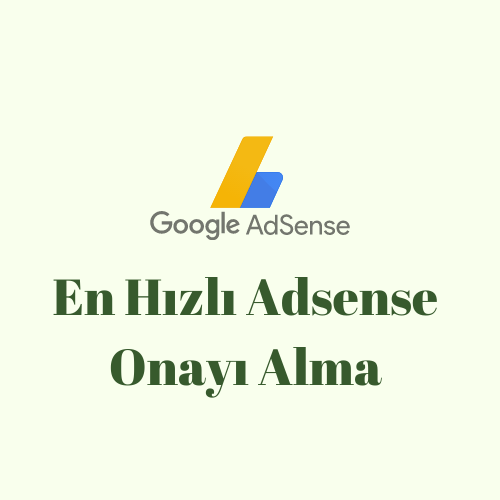 Adsense Onayı alma