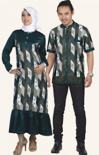 Model Baju Batik Gamis Sarimbit Serasi