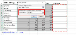 Cara Membuat dan Menggunakan Sparkline di Excel