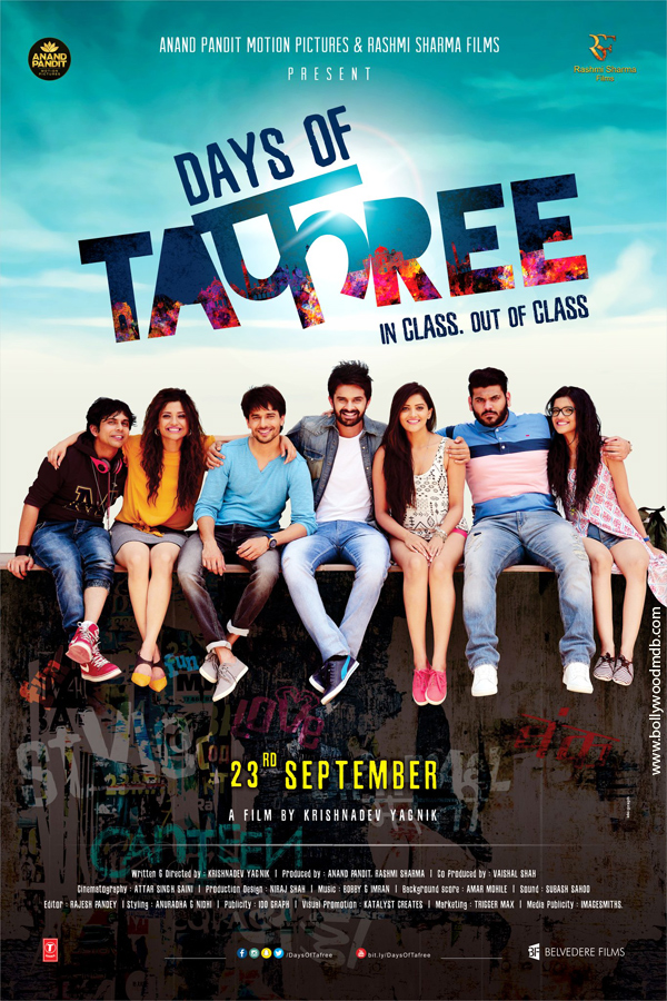 full cast and crew of bollywood movie Days of Tafree 2017 wiki, Yash Soni, Ansh Bagri, Sanchay Goswami, Nimisha Mehta, story, release date, Actress name poster, trailer, Photos, Wallapper