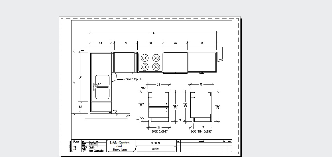  AutoCAD Inventor Excel Kitchen Sample