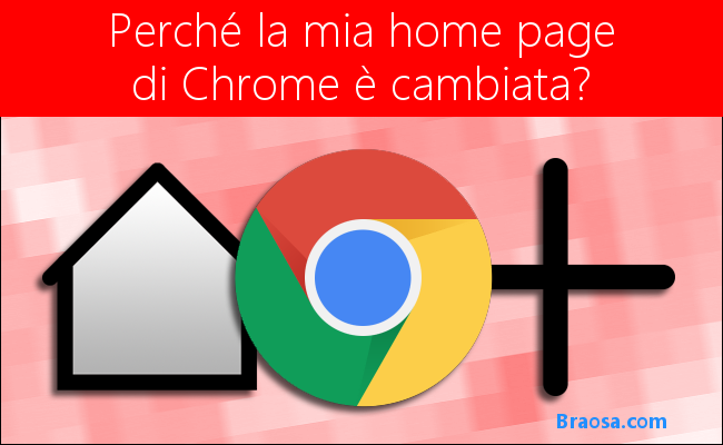 Perchè la home page di Chrome è cambiata