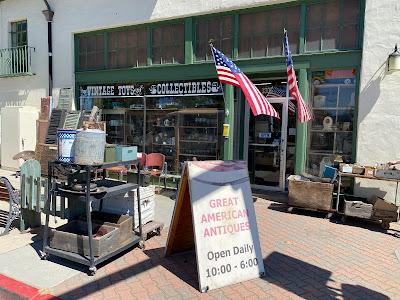 exterior of Great American Antiques in Paso Robles, California