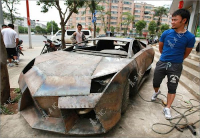 Car Lover Builds Lamborghini Reventon For Himself Seen On www.coolpicturegallery.us