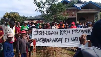 Tolak Lahannya Jadi Revitalisasi Hutan, Lima Ratusan Masyarakat Awo Gelar Aksi