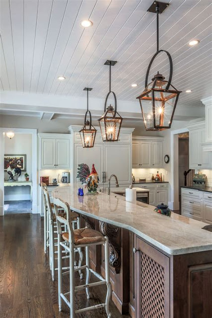 kitchen lighting ideas cathedral ceiling