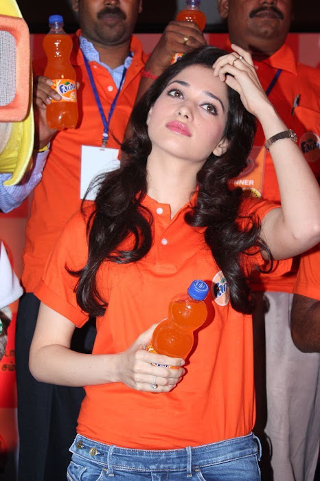 tamanna at winner of the fanta consumer promotion meet glamour  images