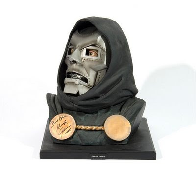 Doctor Doom Head Signed by Julian McMahon