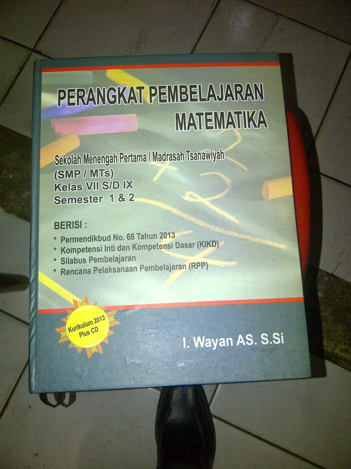 Buku Perangkat Pembelajaran Matematika Untuk Sekolah Tingkat SMP MTs terbaru dan terlengkap