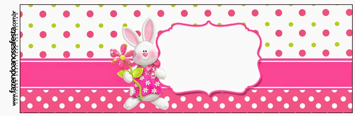 Free Printable Candy Bar Labels for a Easter in Pink.