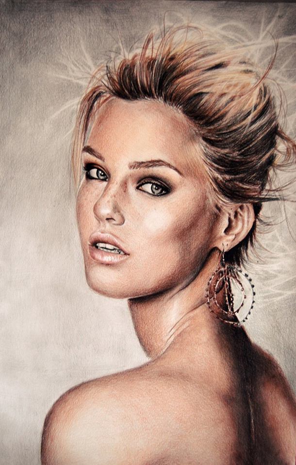 Bar Refiele Color Pencil Drawing By Valentina Zou
