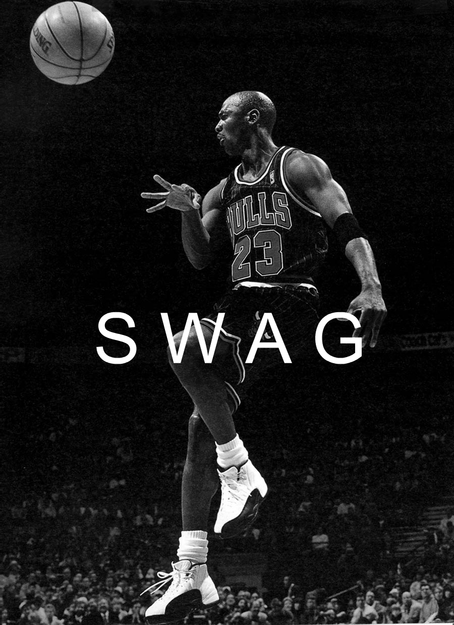 Michael Jordan Basketball Player Swag