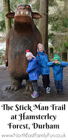 The Stick Man and Gruffalo Trail at Hamsterley Forest in Durham