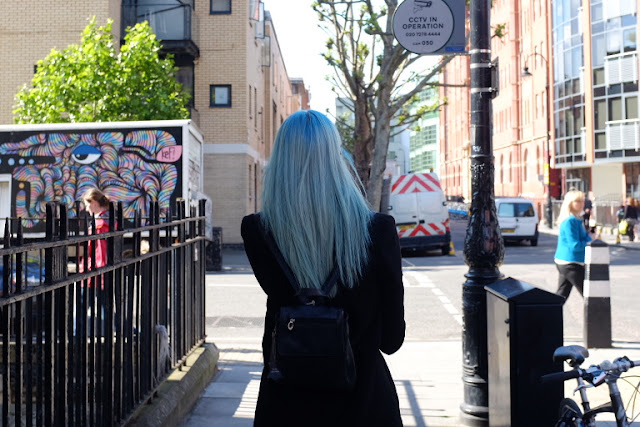 Camden London blue hair