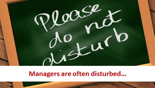 Managers are often disturbed, have a preference for live action and deal with problems as a network of connected problems