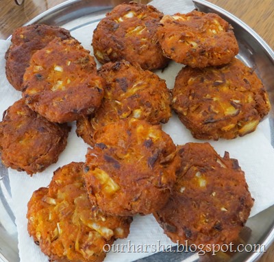 Cabbage Carrot  Pakoda (7)