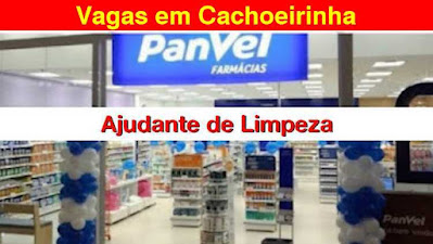 Panvel abre vagas para Ajudante de Limpeza em Cachoeirinha e outras cidades