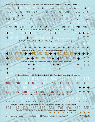 SS-160-003   German Panzer Units - Panzer IV & Panther - 1943-45