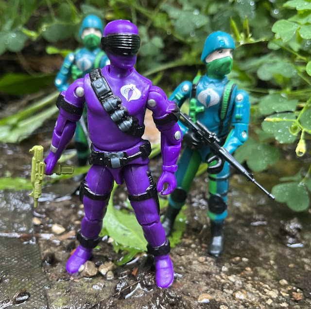 2018 Black Major Purple Haze Snake Eyes, Cobra Invasor, 2019 Swamp Trooper