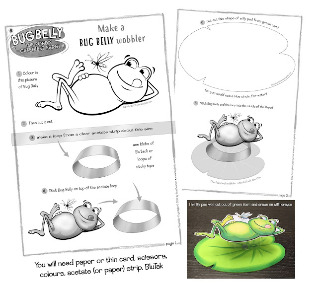 Download free craft sheet for Bug Belly crafts