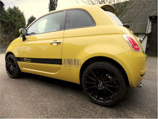 Fiat 500 yellow