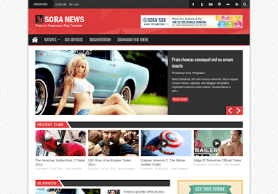 SoraNews Blogger Template