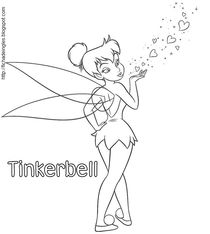 tinkerbell coloring pages