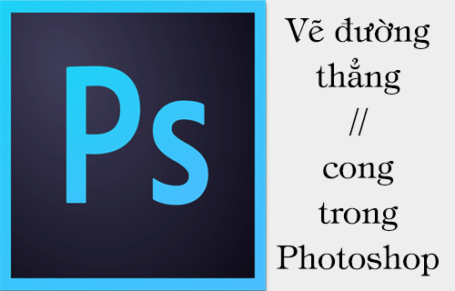 Hướng dẫn vẽ đường thẳng, đường cong trong Photoshop